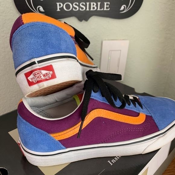 NWOT Van’s Old Skool Grape Juice & Bright Marigold - Picture 3 of 8